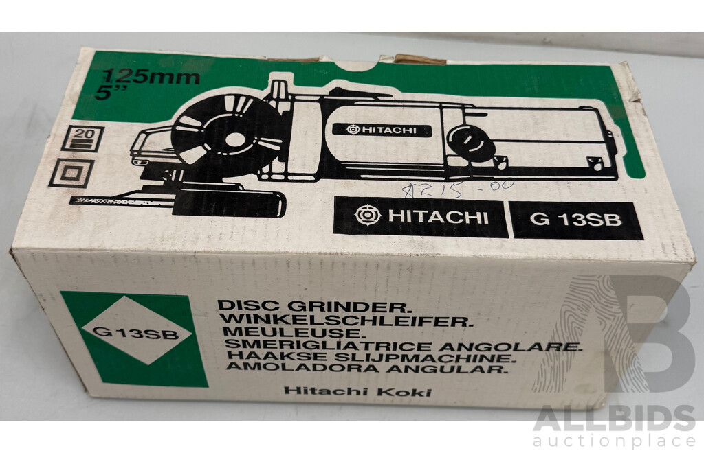 Hitachi 125mm Angle Grinder