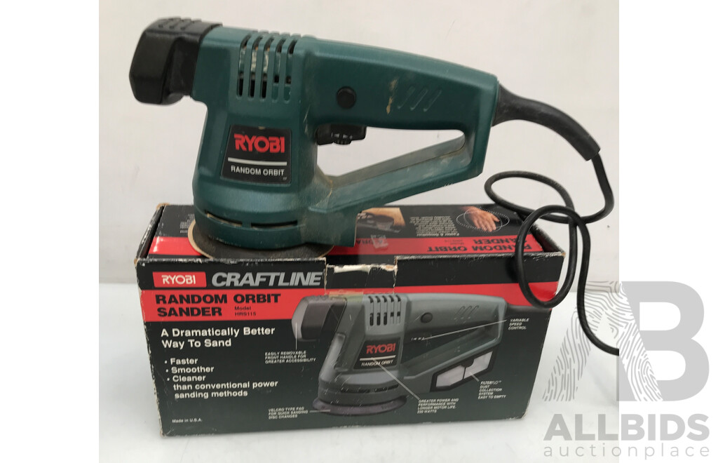 Ryobi (HRS115) 115mm Random Orbit Sander