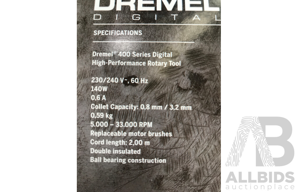 Dremel 400 Series Digital Rotary Tool Kit