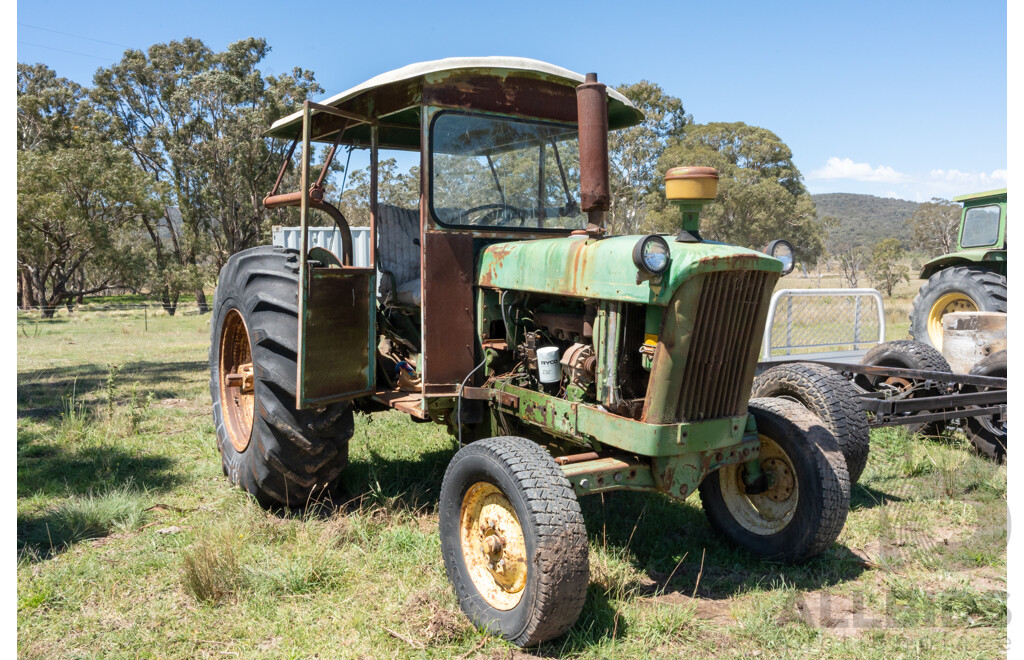 1965, John Deere 2010, 4 Cylinder 2.7L Diesel, 4x2, Open Air Canopy Tractor