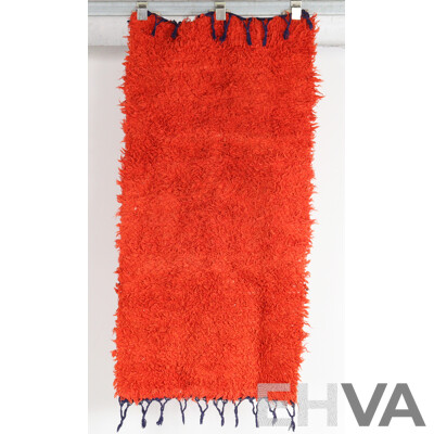 Two Retro Cotton Woven Rugs by Jan Rogan