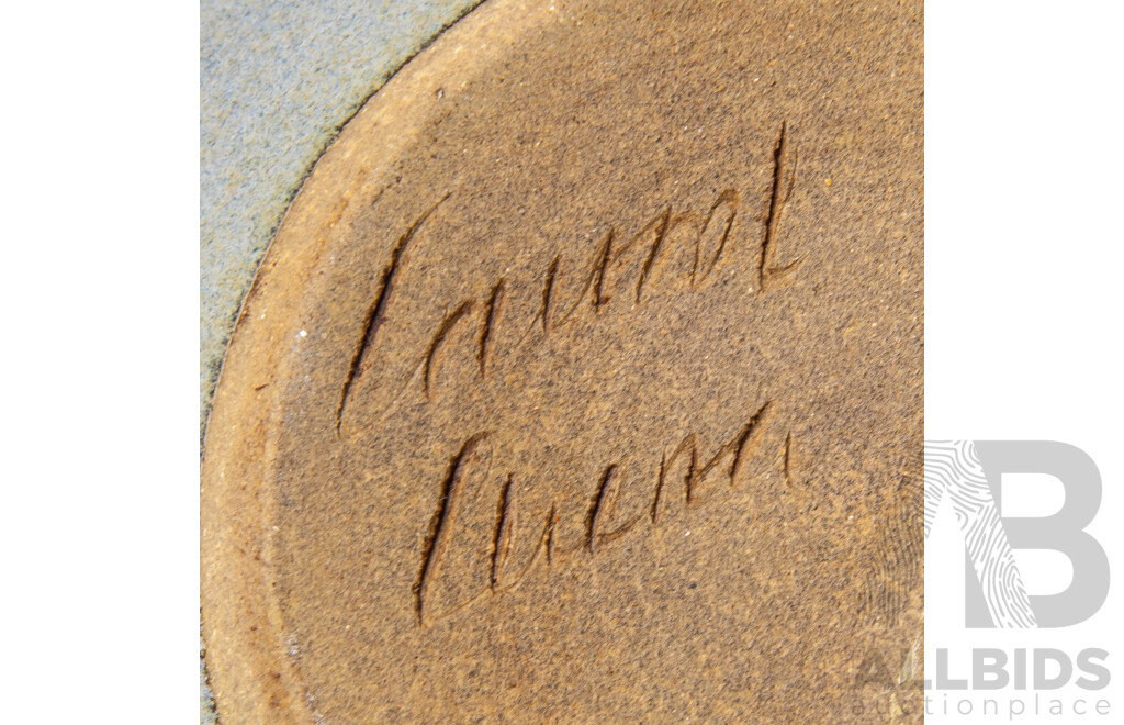 Collection Three Australian Studio Pottery Lidded Teapots Comprising Canberra Carmel Arena & Liz Forster Along with Unidentified Example