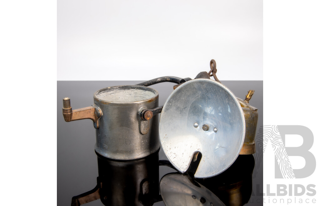 Carbide Railway Lamp by Premier Lamp and Engineering Co