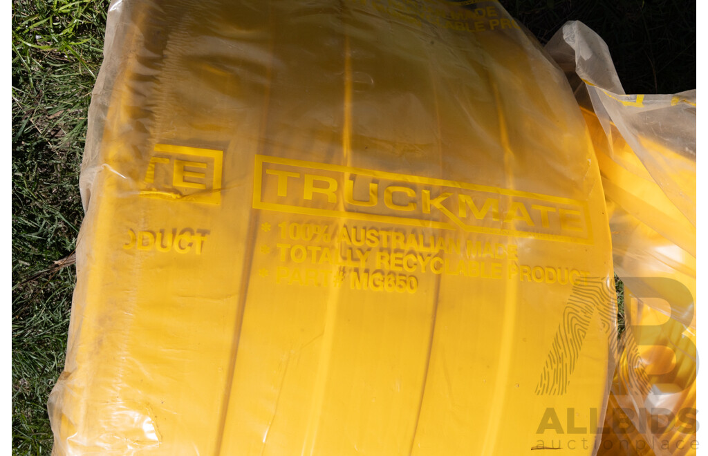 Job Lot Quantity of 2 Yellow Truck Guards