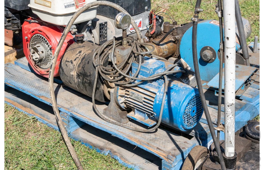 Pallet Containing Honda Generator & Various Other Parts ETC