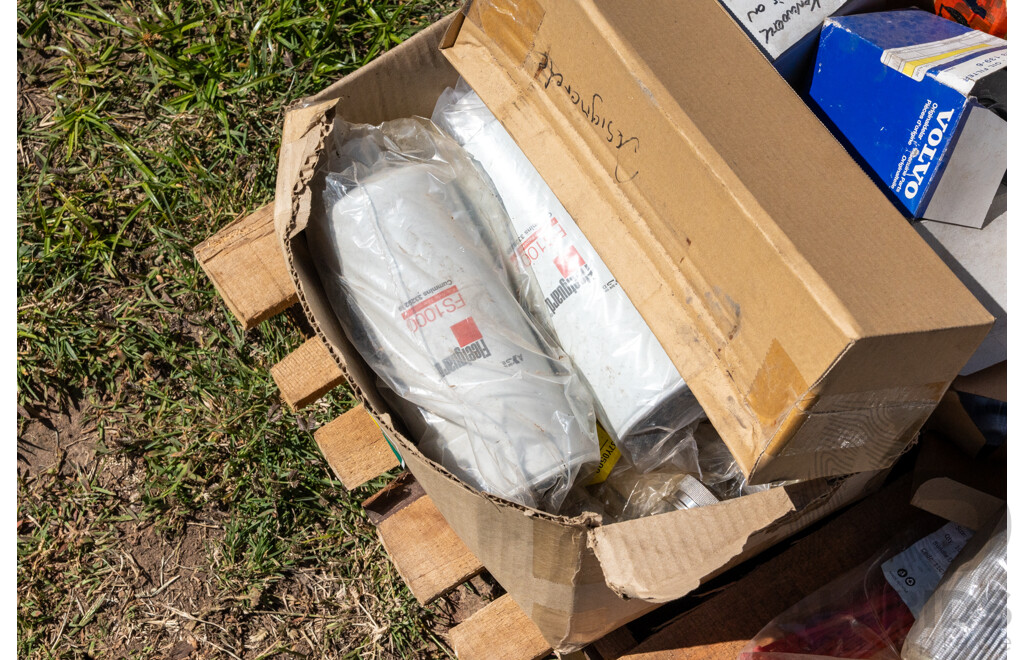 Pallet Containing Fire Extinguishers, Belts & Fittings ETC