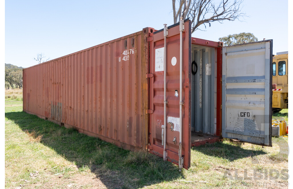40ft High Cube Shipping Container