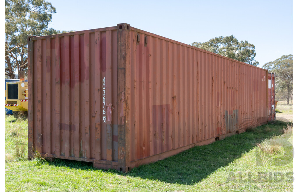 40ft High Cube Shipping Container