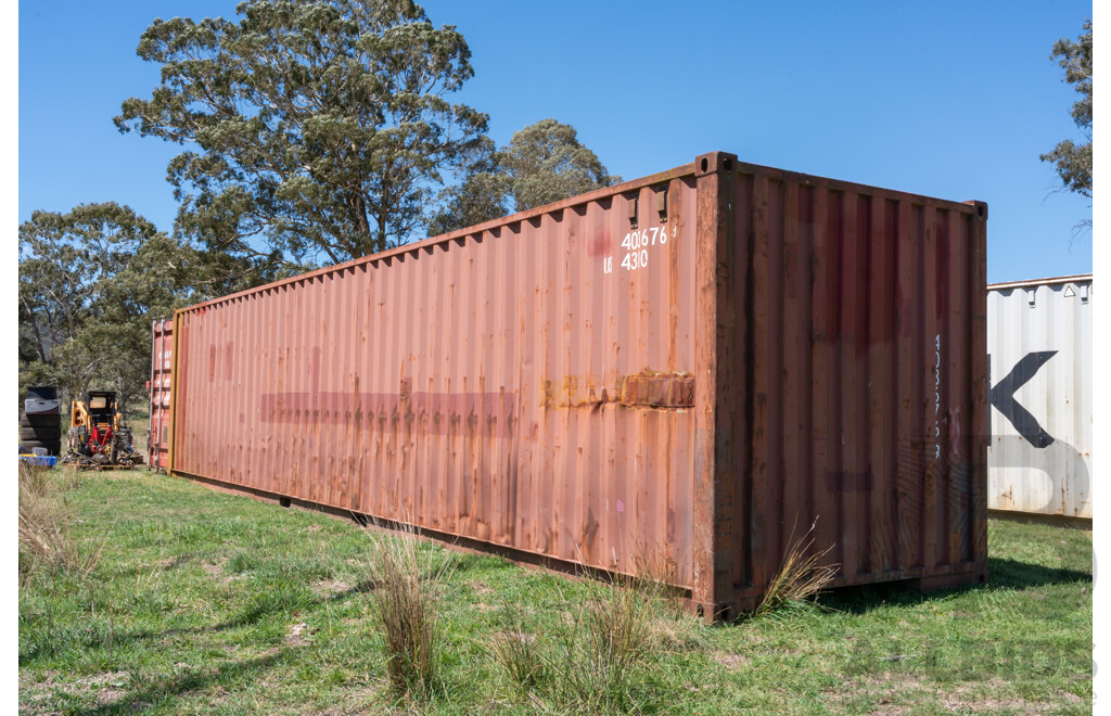 40ft High Cube Shipping Container