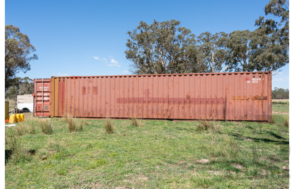 40ft High Cube Shipping Container