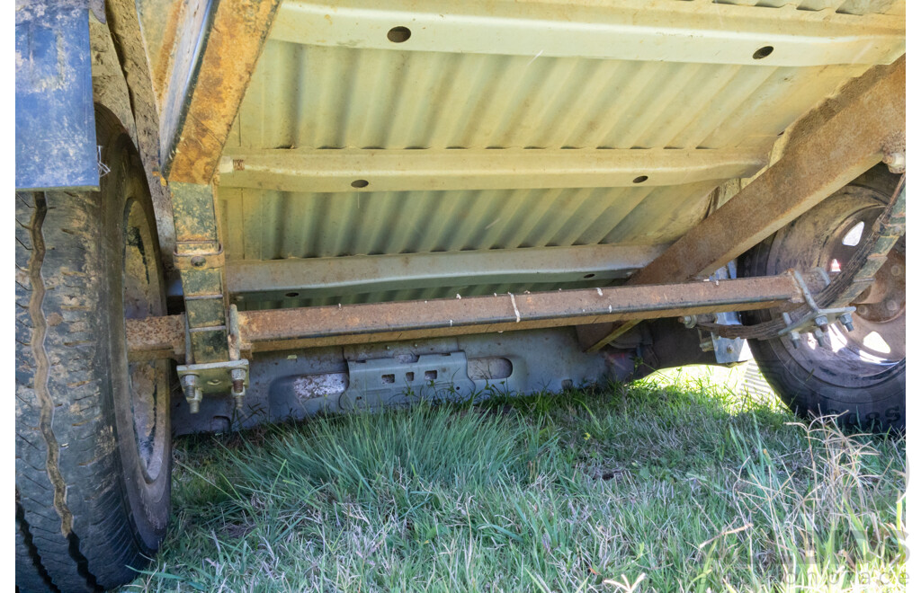 Home Built Single Axle Ute Tub Trailer