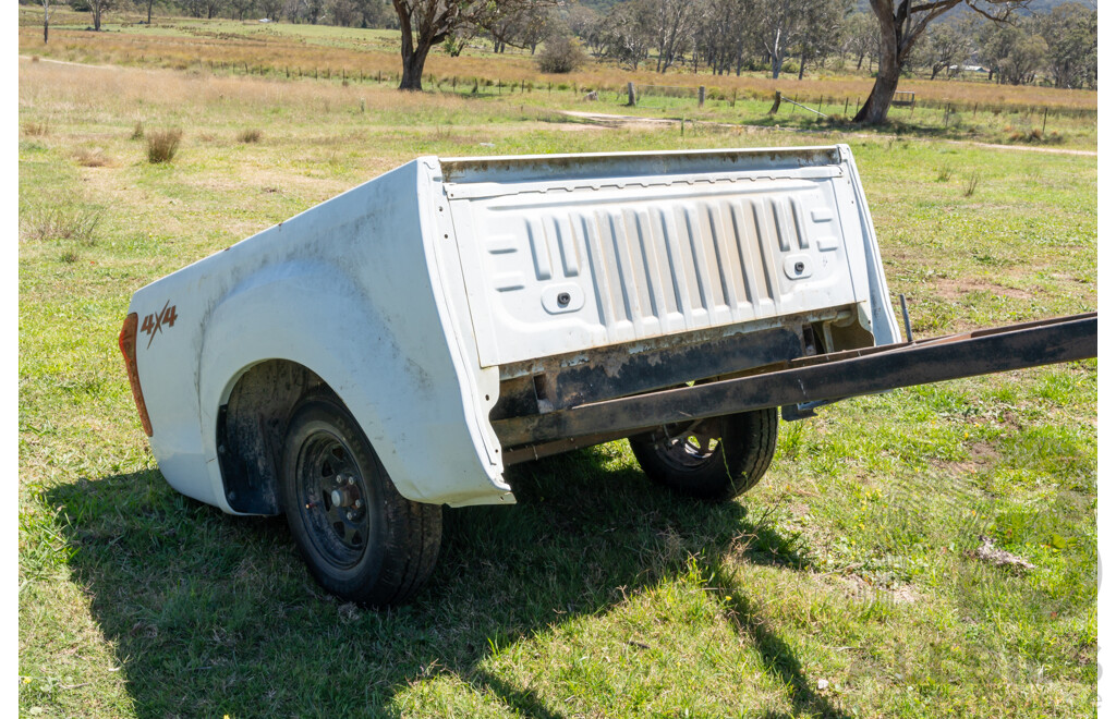 Home Built Single Axle Ute Tub Trailer