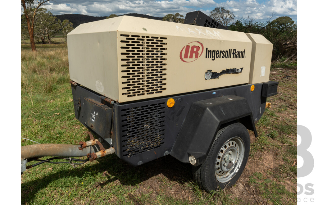 2002 Ingersoll Rand, Trailer Mounted Air Compressor