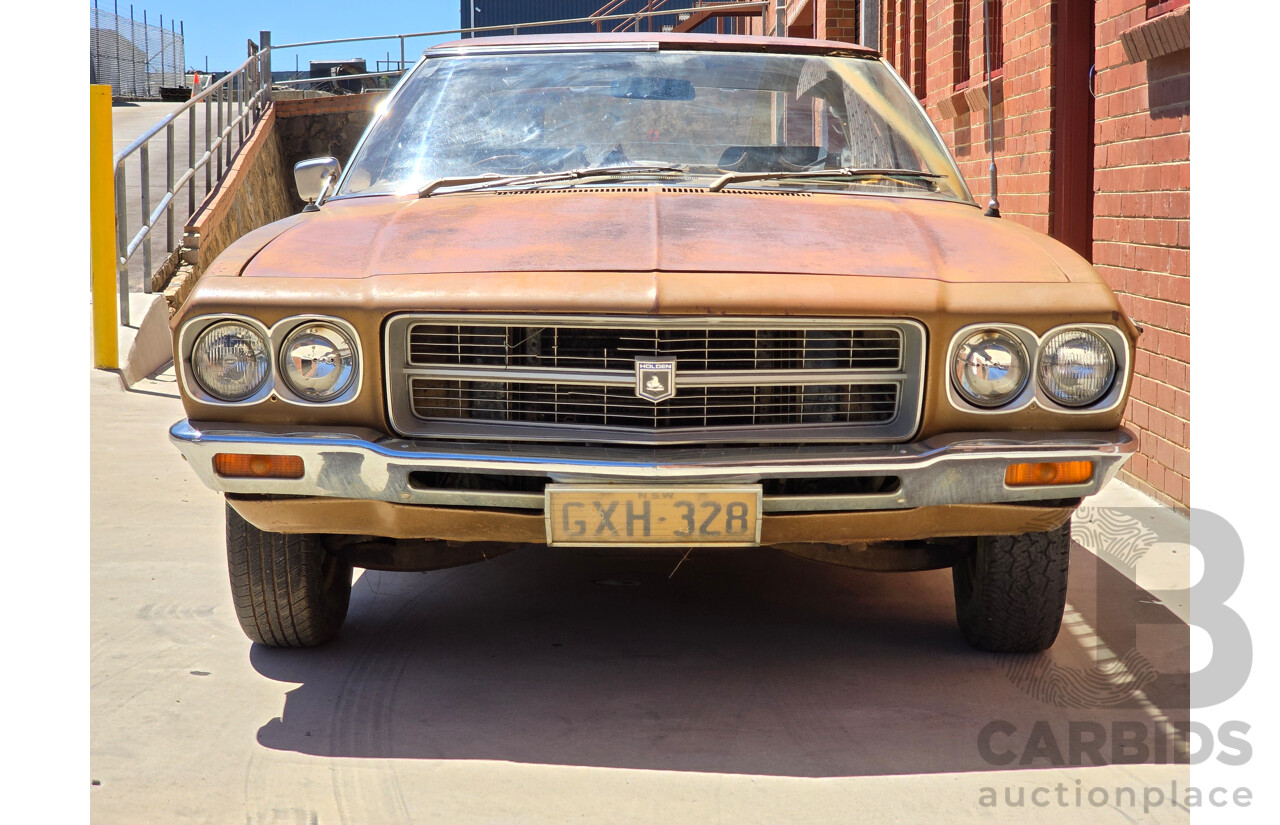07/1974 Holden HQ Premier 4d Sedan Cognac Metallic 3.3L