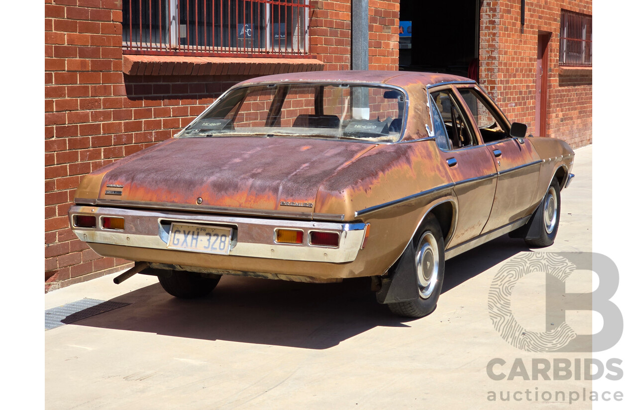 07/1974 Holden HQ Premier 4d Sedan Cognac Metallic 3.3L