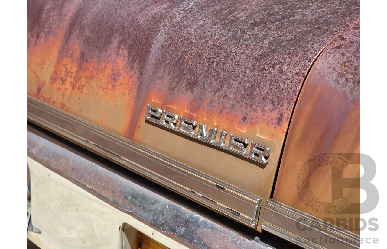 07/1974 Holden HQ Premier 4d Sedan Cognac Metallic 3.3L