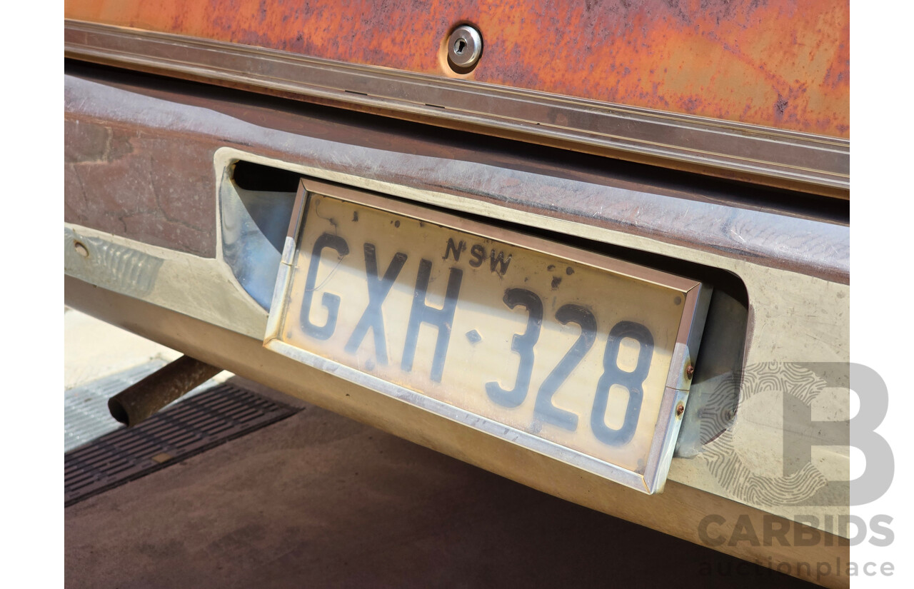 07/1974 Holden HQ Premier 4d Sedan Cognac Metallic 3.3L