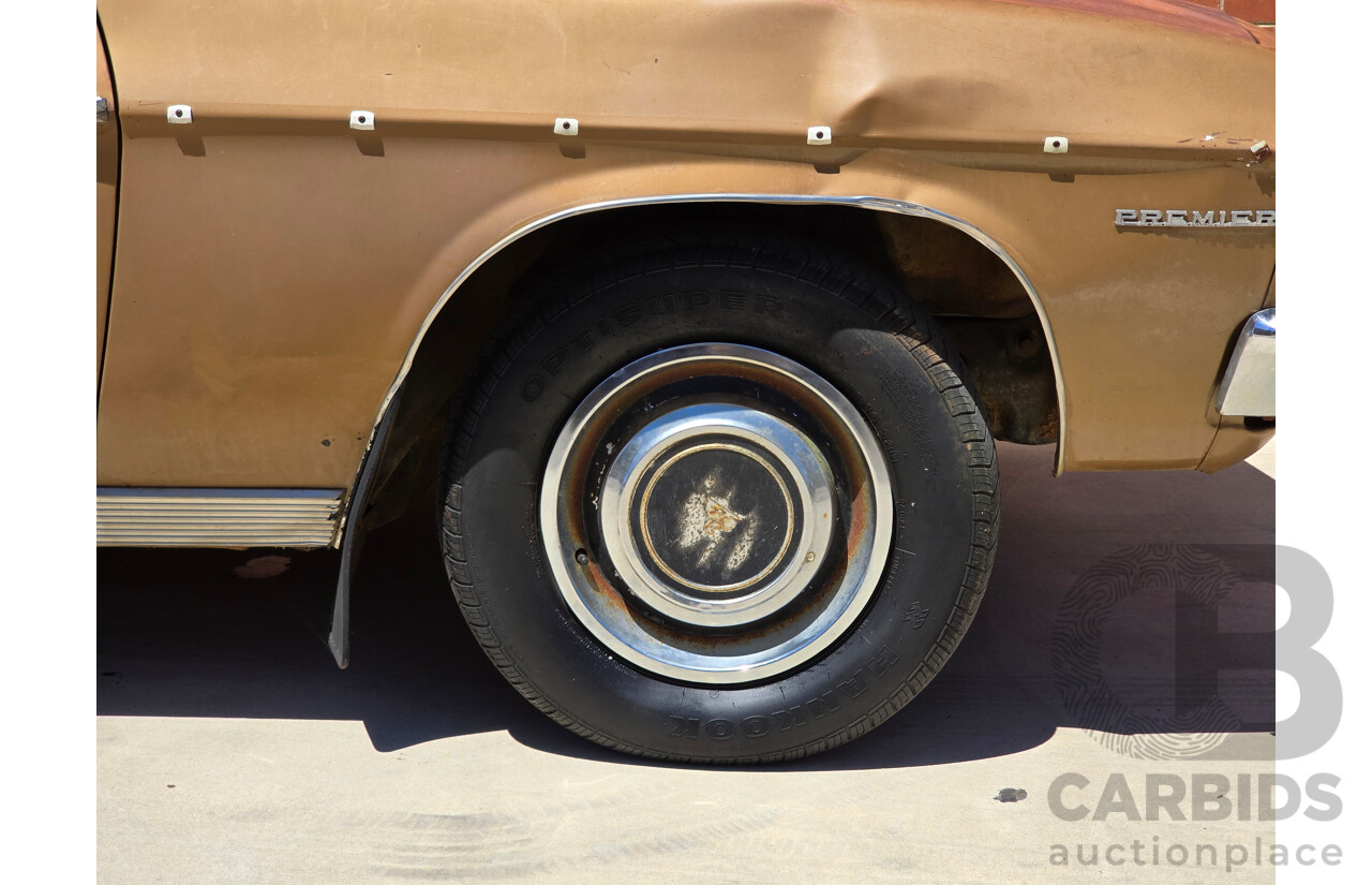 07/1974 Holden HQ Premier 4d Sedan Cognac Metallic 3.3L