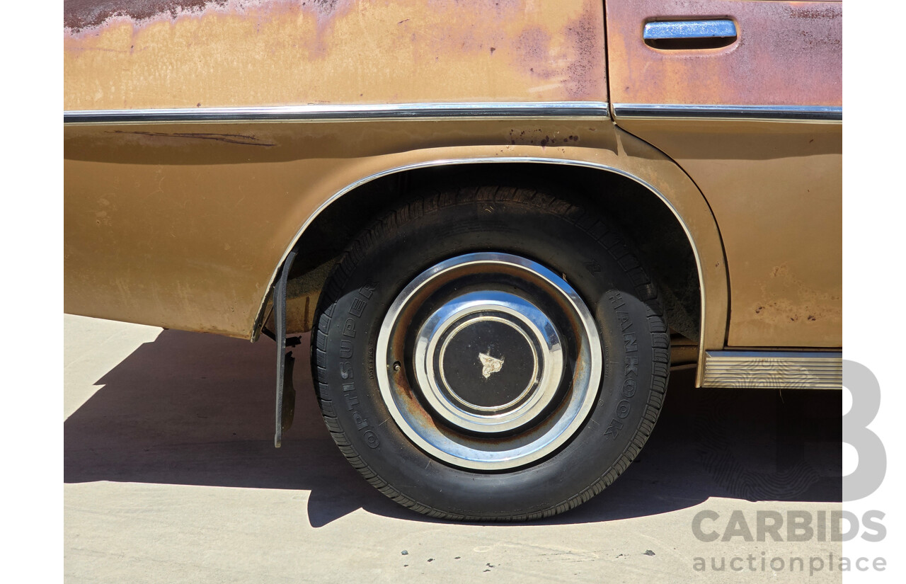07/1974 Holden HQ Premier 4d Sedan Cognac Metallic 3.3L