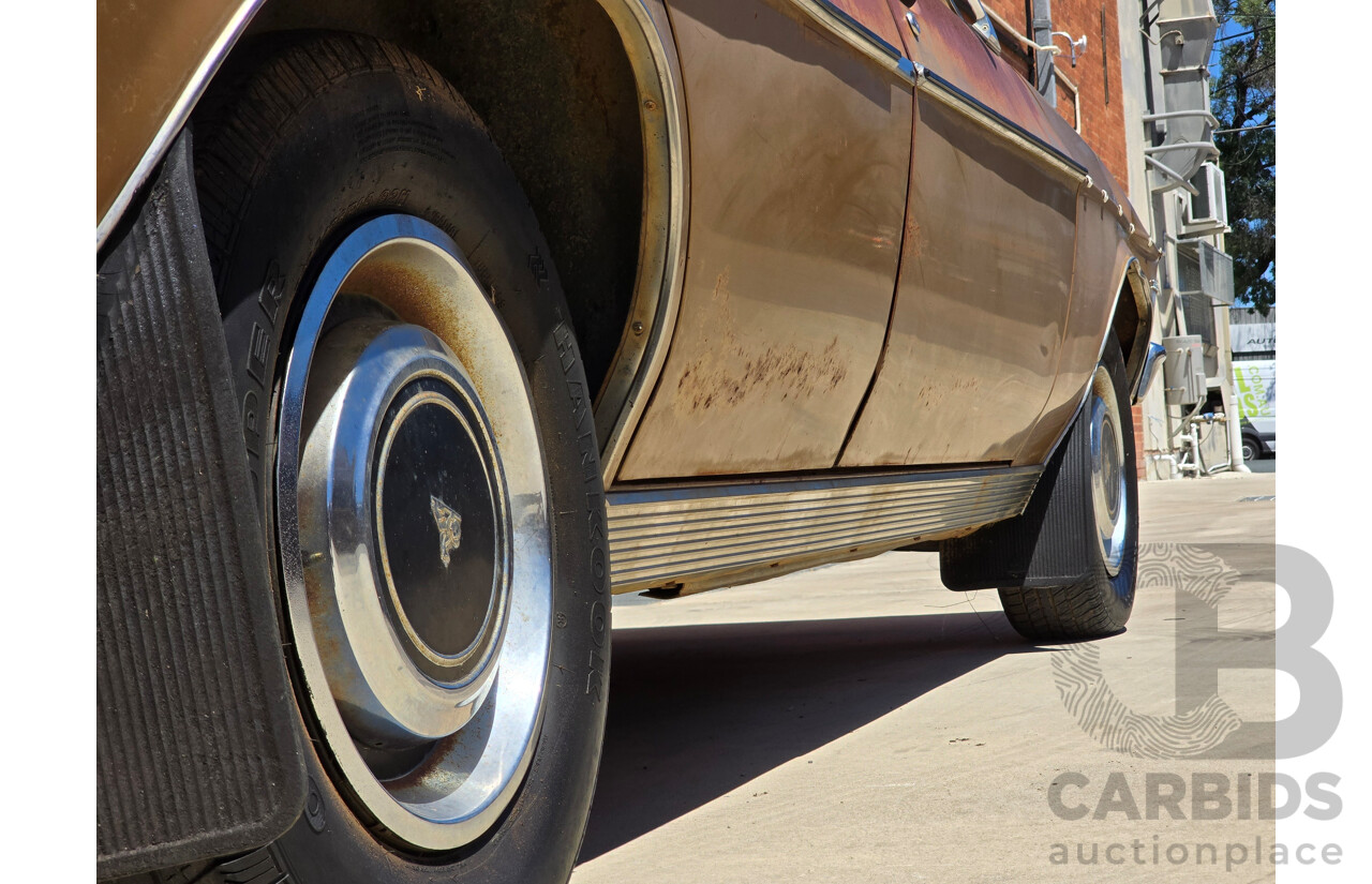 07/1974 Holden HQ Premier 4d Sedan Cognac Metallic 3.3L