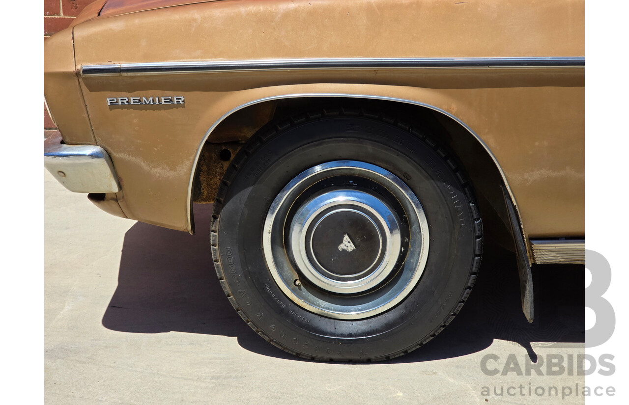 07/1974 Holden HQ Premier 4d Sedan Cognac Metallic 3.3L