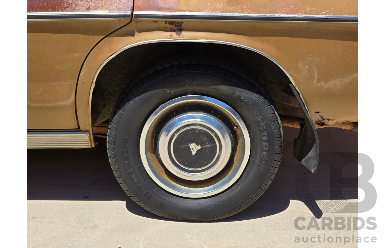 07/1974 Holden HQ Premier 4d Sedan Cognac Metallic 3.3L