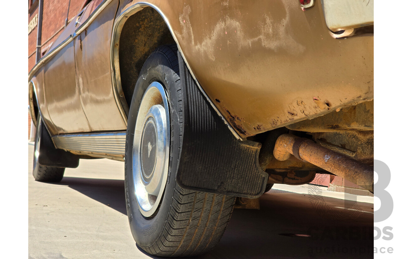 07/1974 Holden HQ Premier 4d Sedan Cognac Metallic 3.3L