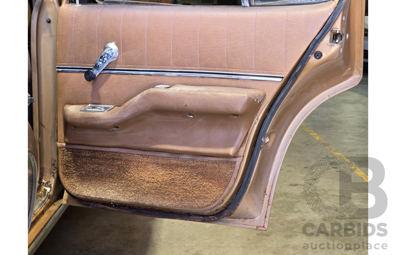 07/1974 Holden HQ Premier 4d Sedan Cognac Metallic 3.3L
