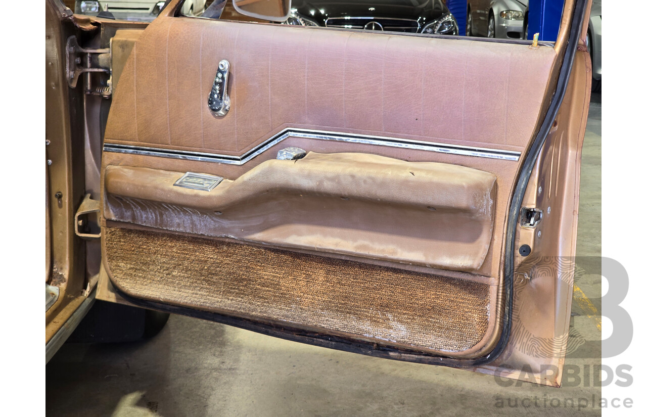 07/1974 Holden HQ Premier 4d Sedan Cognac Metallic 3.3L