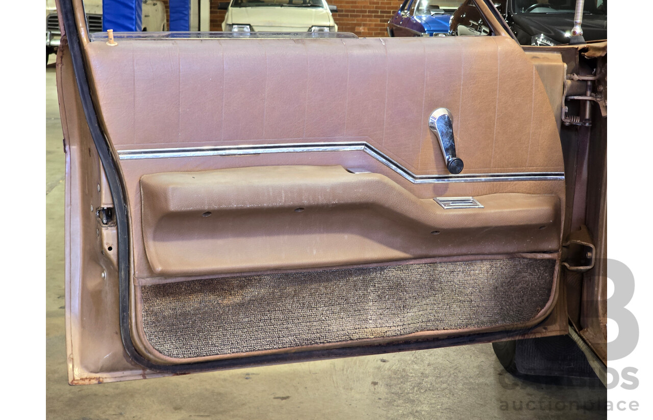 07/1974 Holden HQ Premier 4d Sedan Cognac Metallic 3.3L