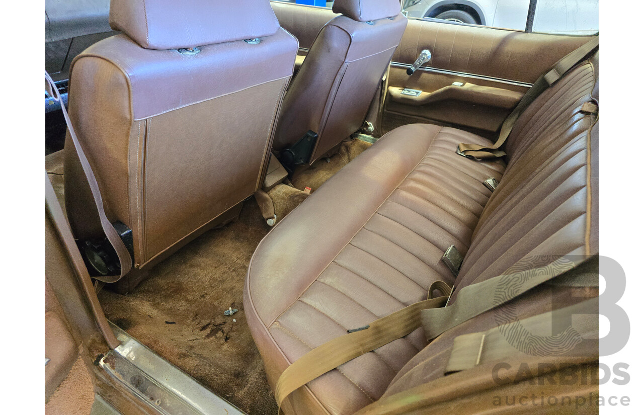 07/1974 Holden HQ Premier 4d Sedan Cognac Metallic 3.3L