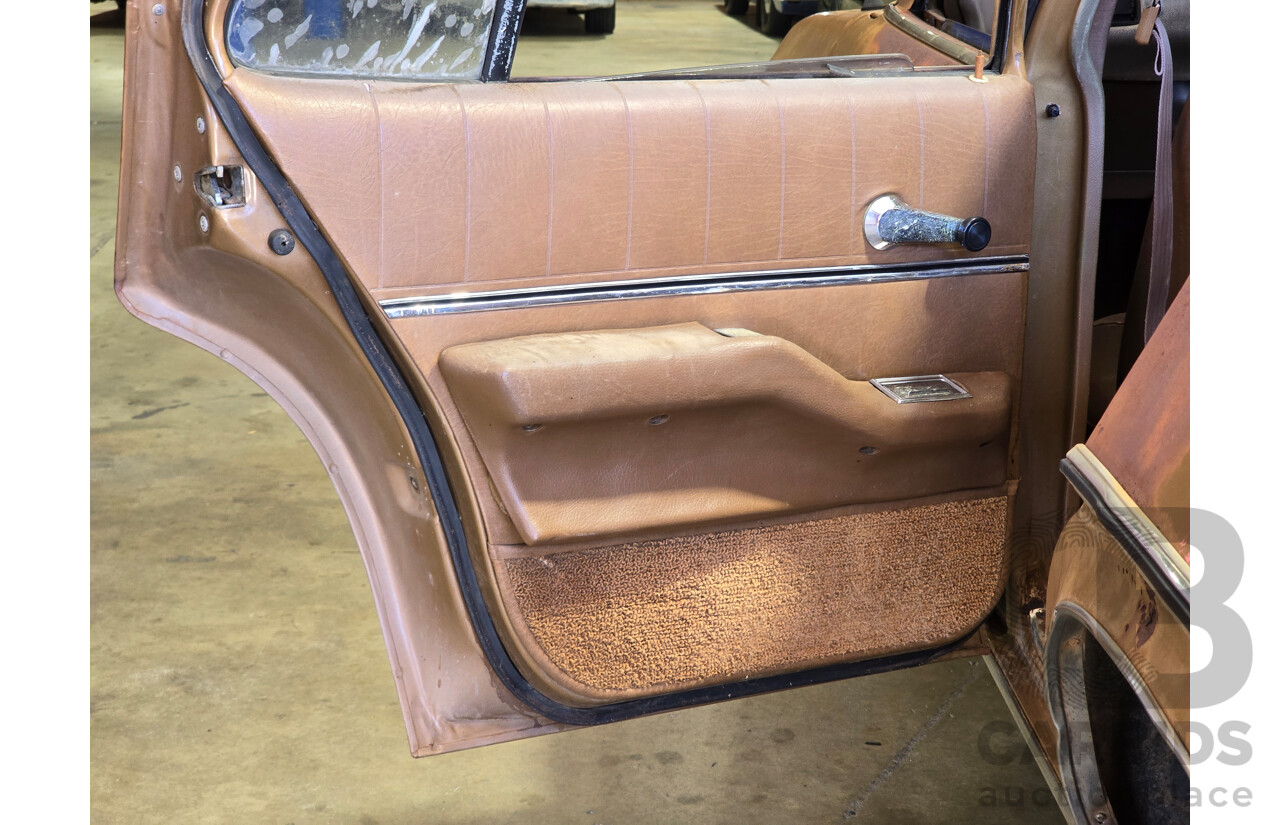 07/1974 Holden HQ Premier 4d Sedan Cognac Metallic 3.3L