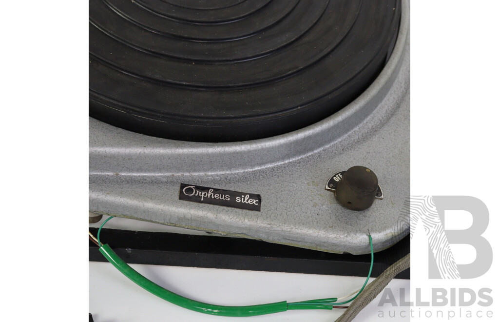 Retro Orpheus Silex Idler DriveHi Fi Turntable, for Restoration