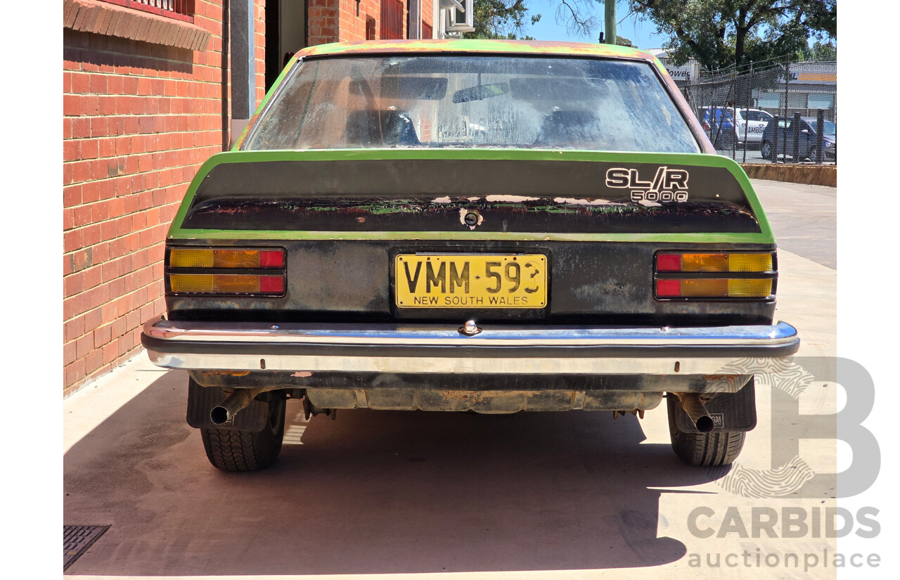 8/1975 Holden LH Torana S L32 Option 4d Sedan Jamaican Lime V8 4.2L