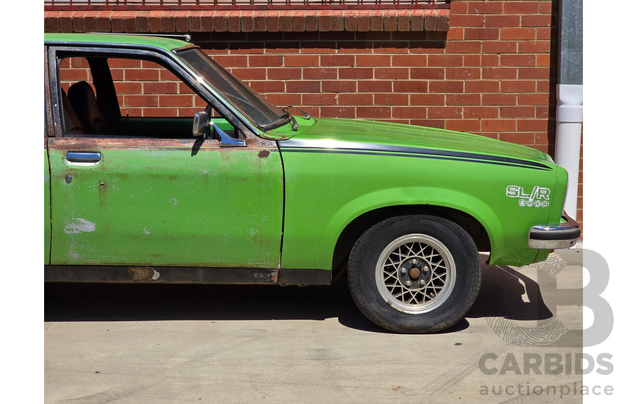 8/1975 Holden LH Torana S L32 Option 4d Sedan Jamaican Lime V8 4.2L