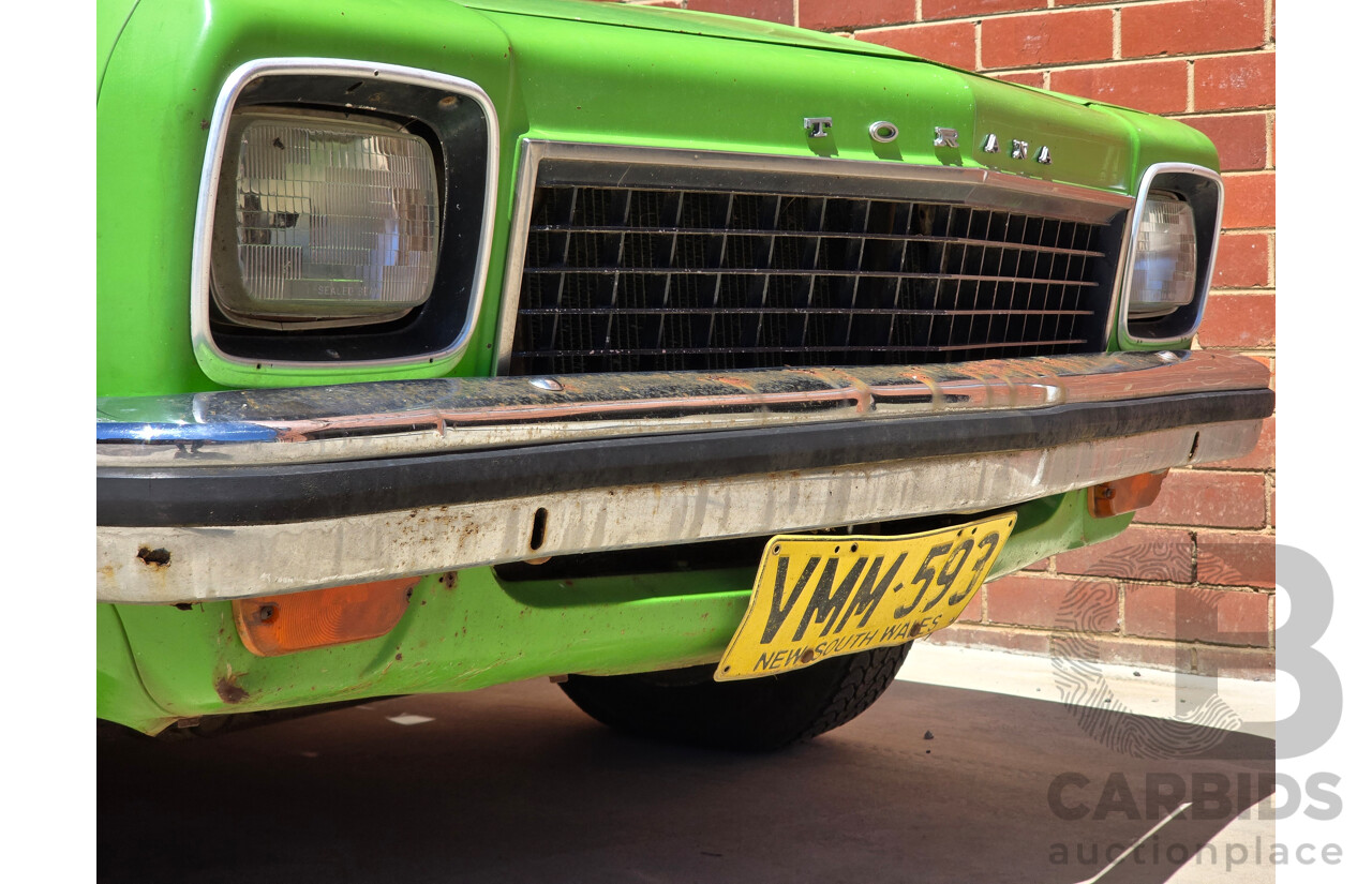 8/1975 Holden LH Torana S L32 Option 4d Sedan Jamaican Lime V8 4.2L