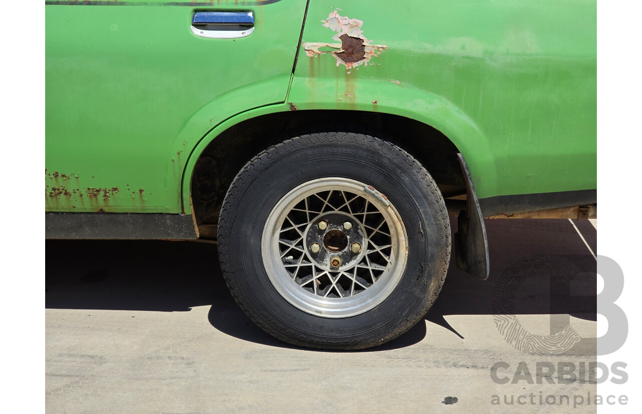 8/1975 Holden LH Torana S L32 Option 4d Sedan Jamaican Lime V8 4.2L