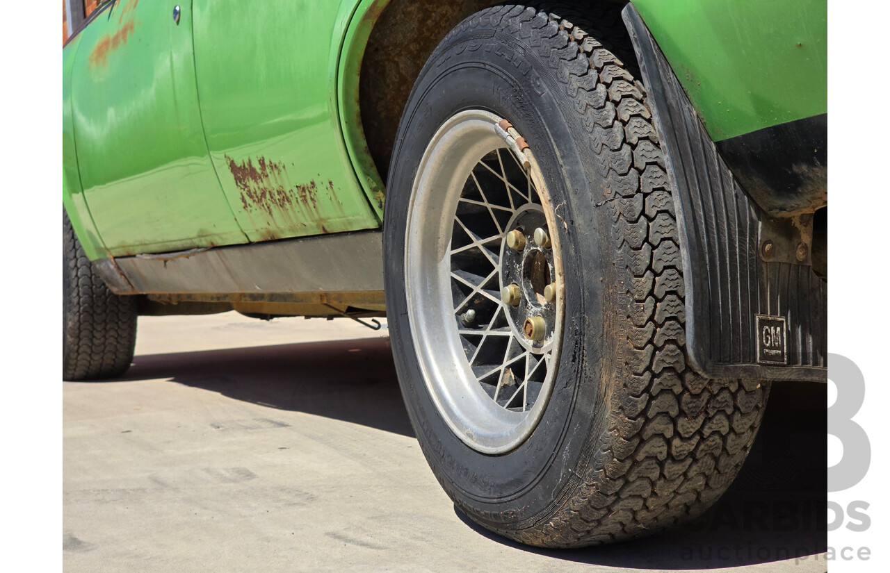 8/1975 Holden LH Torana S L32 Option 4d Sedan Jamaican Lime V8 4.2L