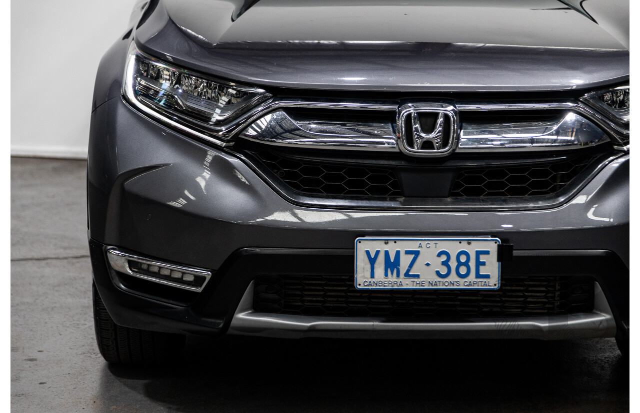 10/2018 Honda CR-V VTi-LX (AWD) MY18 4D Wagon Modern Steel Grey Metallic  Turbo 1.5L