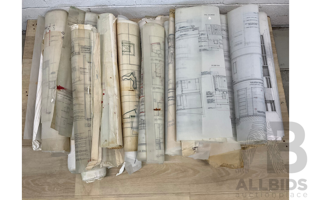 Collection of Architectural Sketches Drawings