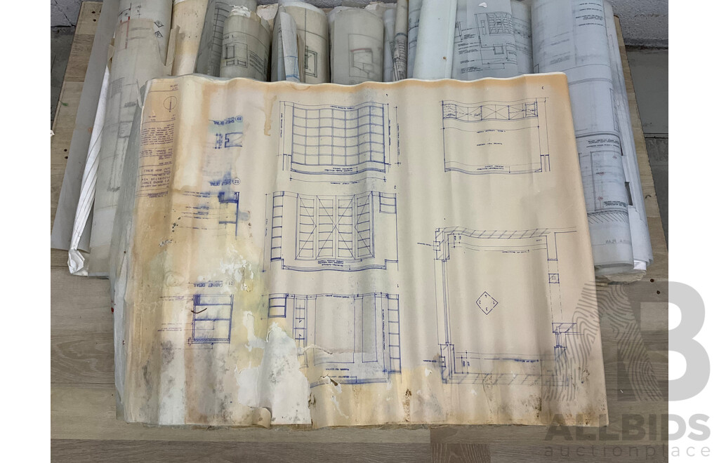 Collection of Architectural Sketches Drawings