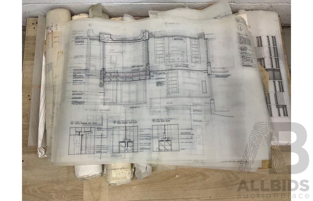 Collection of Architectural Sketches Drawings