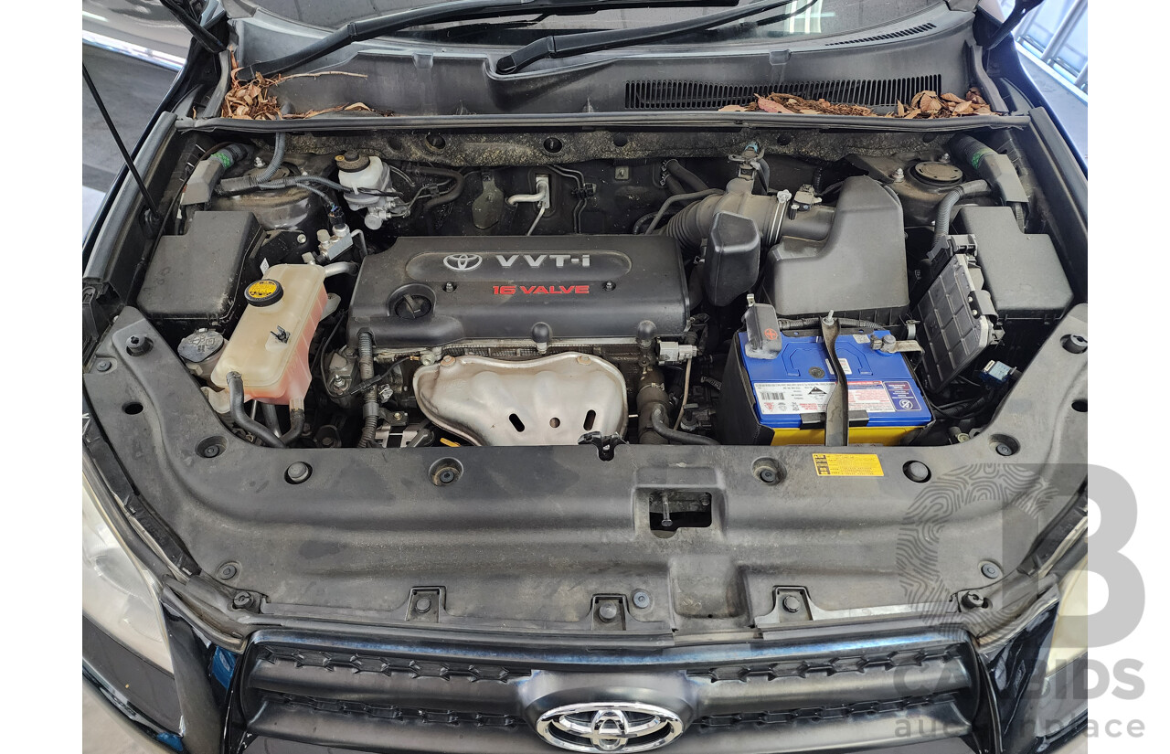 2/2010 Toyota Rav4 CV (4x4) ACA33R MY10 4d Wagon Black 2.4L