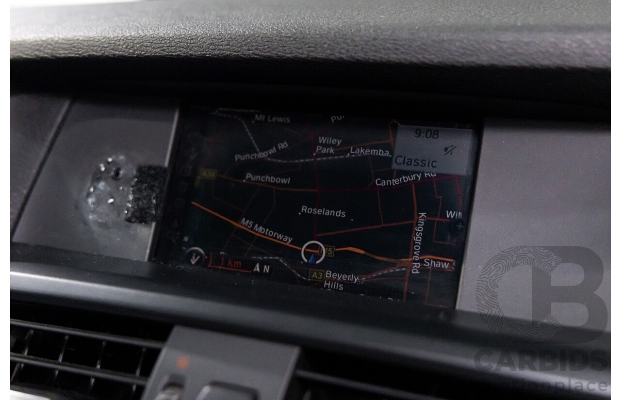 1/2012 BMW X3 Xdrive 30d (AWD) F25 4d Wagon Black Sapphire Metallic Turbo Diesel 3.0L