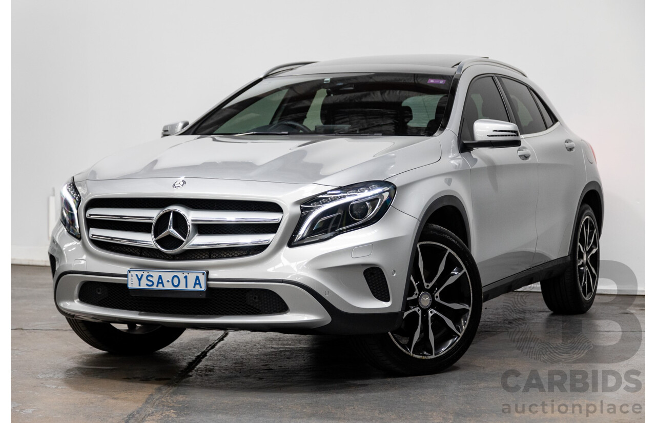 10/2016 Mercedes Benz GLA220d 4matic (AWD) X156 4d Wagon Polar Silver Metallic Turbo Diesel 2.1L