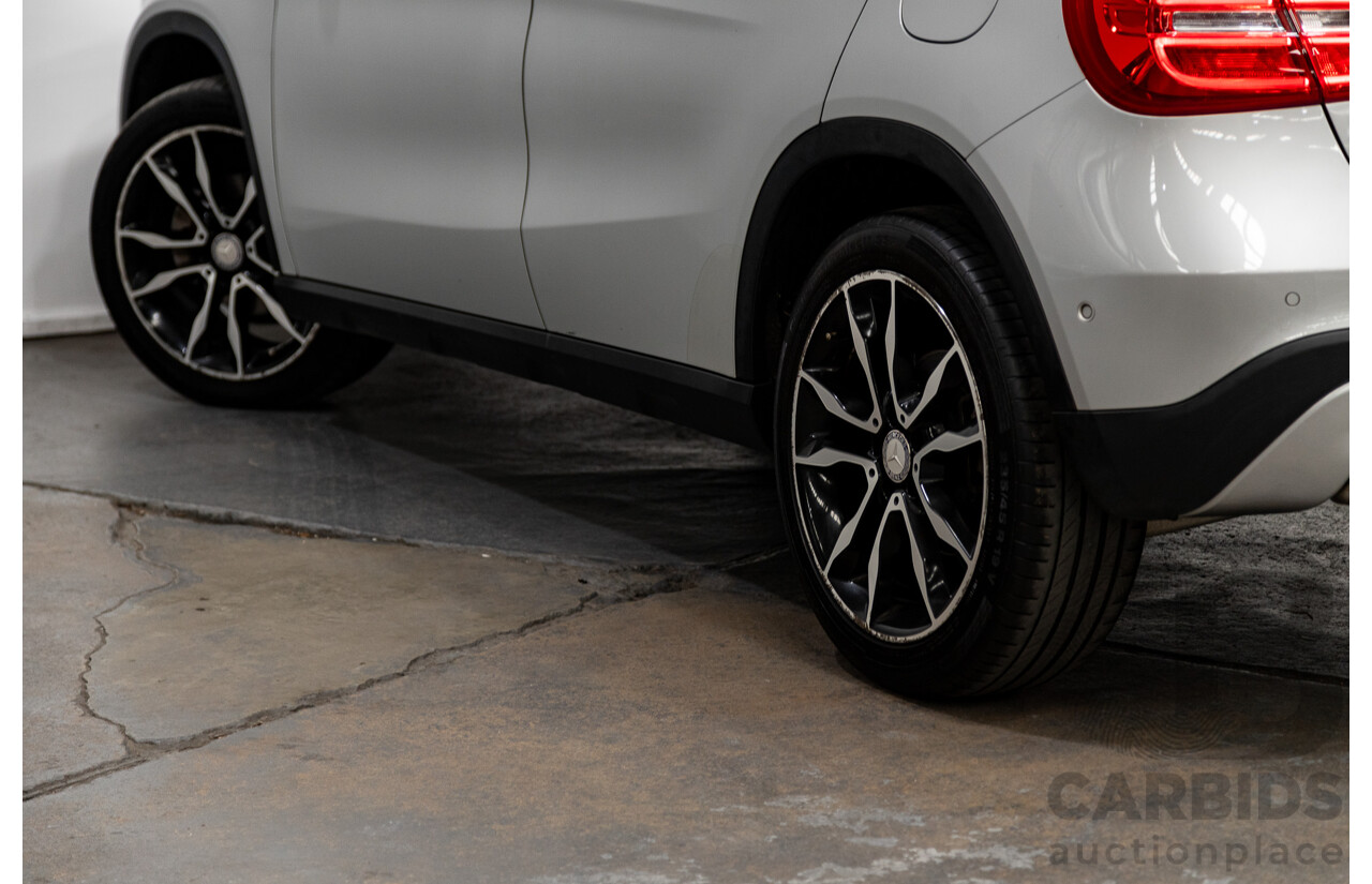 10/2016 Mercedes Benz GLA220d 4matic (AWD) X156 4d Wagon Polar Silver Metallic Turbo Diesel 2.1L