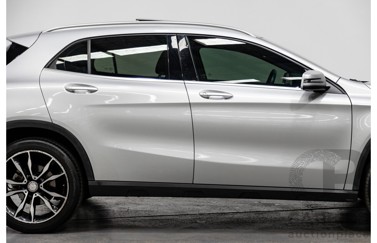 10/2016 Mercedes Benz GLA220d 4matic (AWD) X156 4d Wagon Polar Silver Metallic Turbo Diesel 2.1L