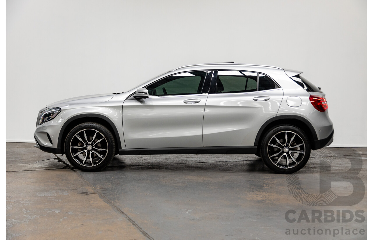 10/2016 Mercedes Benz GLA220d 4matic (AWD) X156 4d Wagon Polar Silver Metallic Turbo Diesel 2.1L
