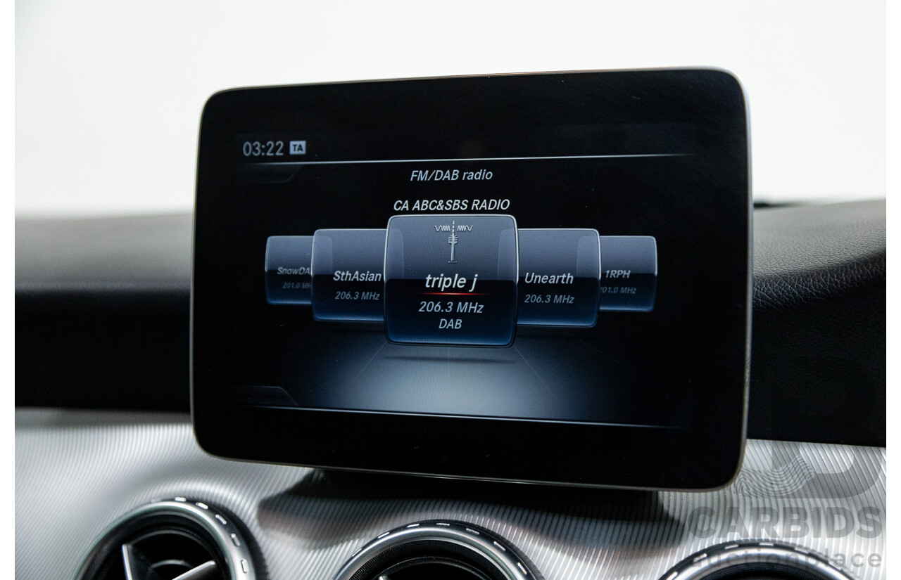 10/2016 Mercedes Benz GLA220d 4matic (AWD) X156 4d Wagon Polar Silver Metallic Turbo Diesel 2.1L