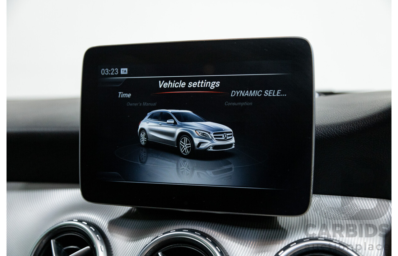 10/2016 Mercedes Benz GLA220d 4matic (AWD) X156 4d Wagon Polar Silver Metallic Turbo Diesel 2.1L